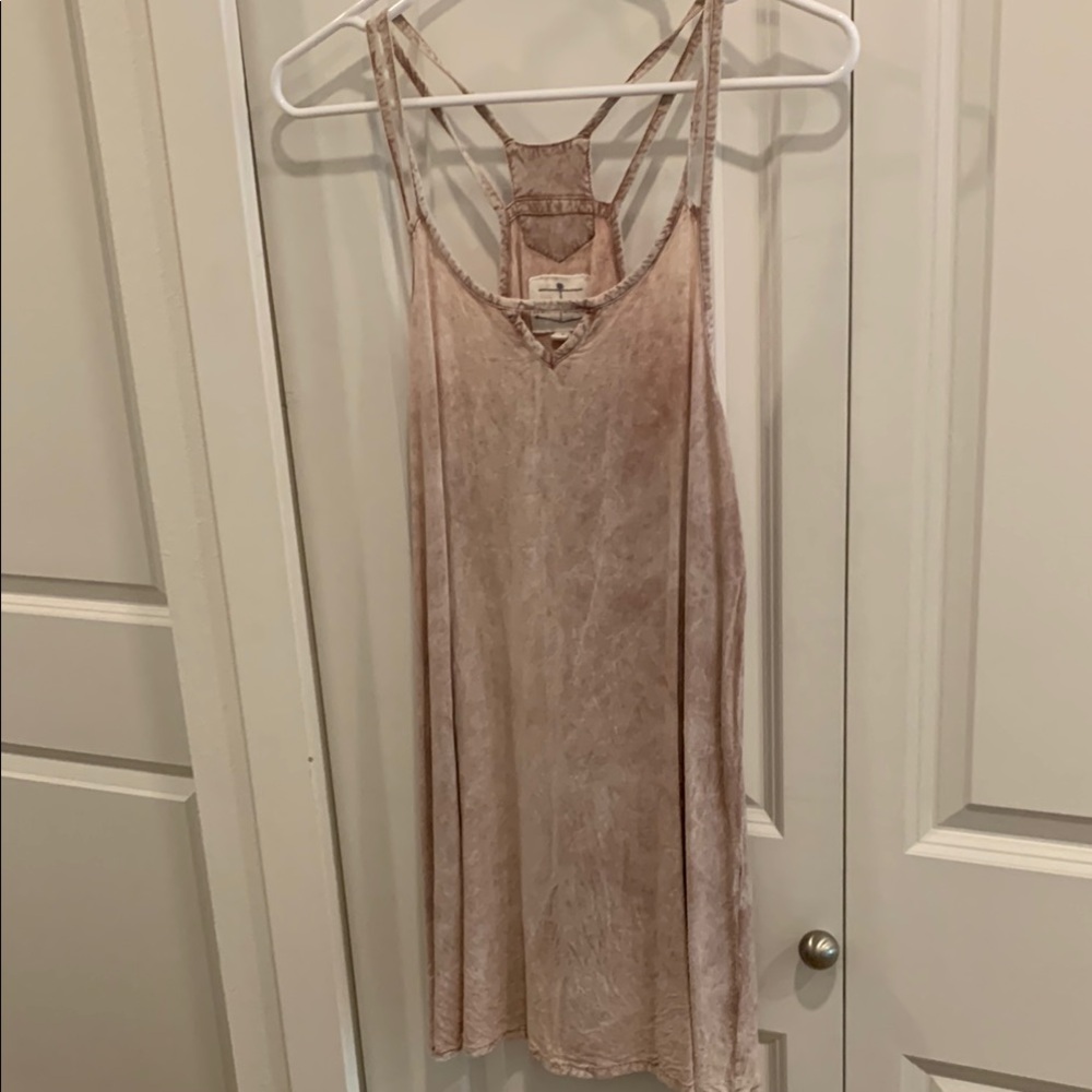 Tan/Pink Summer Dress